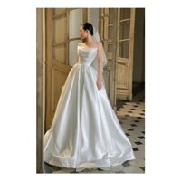 [Bridal mall]  Váy cưới, váy tiệc nhẹ nhàng, váy quốc dân dịu dàng, tiểu thư HM05