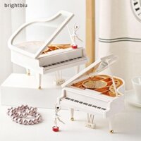[Brightbiu] Dancing Ballerina Hộp nhạc thanh lịch Hộp nhạc Piano cổ điển lãng mạn Sáng tạo tinh tế Thân thiện với môi trường cho quà tặng đám cưới sinh nhật [Của tôi]