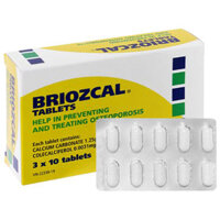 Briozcal 1250mg + 125IU, điều trị các bệnh còi xương, nhuyễn xương