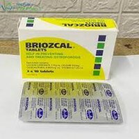 Briozcal bổ sung canxi và vitamin D3, trị loãng xương (3 vỉ x 10 viên)