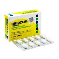 Briozcal Calcium carbonate 1250mg Úc (H/30v)