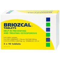 Briozcal (Hộp 3 vỉ x10 viên) – viên