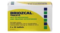Briozcal Lipa (H/30v) – Viên nén bổ sung Canxi & D3 hỗ trợ xương chắc khỏe