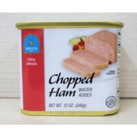 BRISTOL ( hộp ĐỎ 340g ) THỊT HAM XẮT NHỎ / MỸ / Chopped Ham