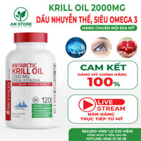 Bronson Antarctic Krill Oil Omega 3 2000mg – Viên Uống Dầu Nhuyễn Thể Của Mỹ