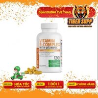 Bronson Vitamin B Complex + Vitamin C (120 Viên)- Viên uống Giúp Giảm mệt mỏi, căng thẳng