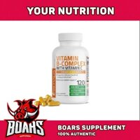 BRONSON VITAMIN B COMPLEX WITH VITAMIN C (120 VIÊN) - TĂNG CƯỜNG MIỄN DỊCH, GIẢM MỆT MỎI