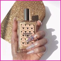 Bronzer Highlighter Liquid Body Shimmer Oil Quicksand Gold Highlighting Oil Lâu trôi Brightenace Body Glow hontinvn