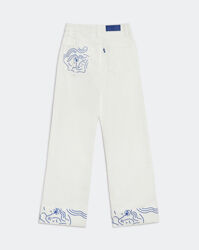 Brooklyn Cuffed Jeans - Blue Print