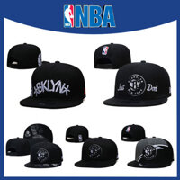 Brooklyn Nets Cap Snapback Cap dành cho nam Mũ có thể điều chỉnh Mũ vành phẳng thoáng khí