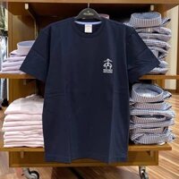 Brooks Brothers Booker Brothers Rời Cổ Tròn Nguyên Chất Cotton Ngắn Tay Áo Thun Nam