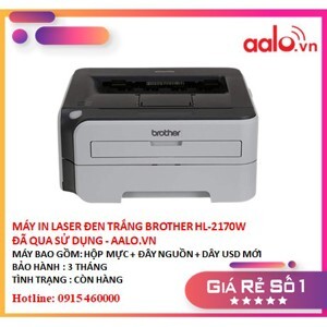 Máy in laser đen trắng Brother HL-2170W - A4