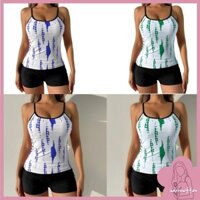 Brroa Nữ Tankini Hai Mảnh Đồ Bơi Bụng Điều Khiển Boyshort Bụng Điều Khiển Đồ Bơi