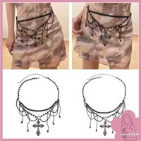 Brroa Thời Trang Nữ Tua Rua Mặt Dây Chuyền Eo Dây Xích Trang Trí Nhiều Lớp Cơ Thể Dây Xích