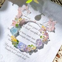 Brroa Vòng tay co giãn pha lê tự nhiên Tăng cường vòng tay bằng đá pha lê Bộ sưu tập vòng tay thời trang Trang trí