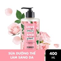 [BS Đức Hậu] Sữa Dưỡng Thể Love Beauty And Planet Làm Sáng Da 400ml Delicious Glow Body Lotion