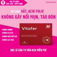 [BS XUÂN] Vitofer - Vitamin bầu không đường, hữu cơ cho Mẹ Bầu tiểu đường thai kỳ