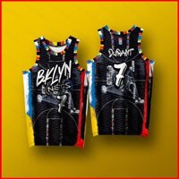 Bs1 NBA Jersey Brooklyn Số 7 Durant Áo Bóng Rổ Thể Thao Áo Vest Plus Kích Thước Unisex Người Hâm Mộ Phiên Bản SB1
