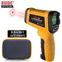 BSIDE Infrared Thermometer -50~1400C Professional 50:1 Digital IR-LCD Temperature Meter Non-contact Laser Thermometers P