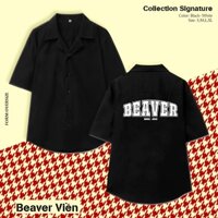 BST Áo Sơ Mi ĐEN- CỔ VEST 2025- P2 Thời Trang dành cho nam nữ trẻ trung năng động, chất vải lụa hàn mát mẻ
