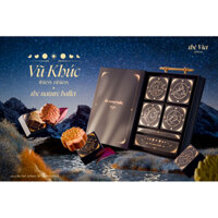 BST Bánh Trung thu the Viet VŨ KHÚC THIÊN NHIÊN 4 bánh 180gr, 200gr trà hoa cúc tặng kèm dụng cụ cắt bánh và thiệp