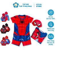 [BST] Bộ đồ siêu nhân nhện cho bé trai Spider Man 2 tuổi đến 10 tuổi BST01