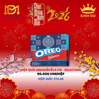BST TẾT 2026 - HỘP QUÀ OREO SÔCÔLA PIE - SELECTION - HỘP GIẤY 374.4G