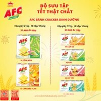 BST Tết Kinh Đô: AFC Bánh Cracker Dinh Dưỡng vị rau
