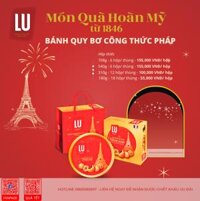 BST Tết Kinh Đô: bánh quy bơ công thức pháp LU 320g