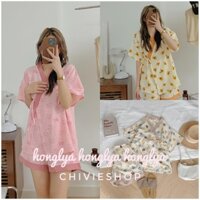 BST TOKYO || Bộ mặc nhà dáng kimono chất đũi nhăn siêu hot hit bộ yukata xinh phong cách Nhật Bản.