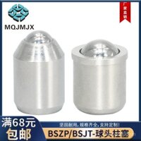 BSZP/BSJT Đầu bi đẩy bằng thép không gỉ, chốt khóa định vị lò xo bi với vít bi thép vai