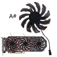 Bt 1 3 chiếc 75mm 2 3pin T128010Quạt làm mát Card Video đồ họa SU cho Gigabyte GV-N970WF3OC-4GD GTX970