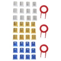 Bt 12 Keycaps Lớp phủ kim loại PBT Keycap Bộ cho bàn phím cơ DIY với Puller