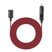 Bt 12V 24V Dây Nối Dài Xe Bật Lửa Ổ Cắm Bộ Chuyển Đổi Nguồn Điện Có Cầu Chì
