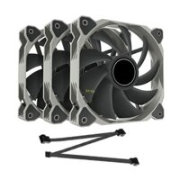 Bt 3 Chiếc Quạt Làm Mát Máy Tính 4PIN PWM 1500RPM Điều Chỉnh Tốc Độ Quạt CPU PC Quạt 120mm