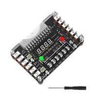 Bt ATX24Pin đến 12 Bộ nguồn USB Breakouts Board và Acrylic Case Kit Núm điện áp có thể điều chỉnh Hỗ trợ 3 3V 5V 12V -1