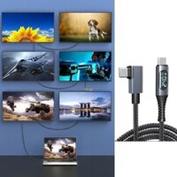 Bt Cho Cáp USB 4 Cáp Cho Điện Thoại 15 Sạc 40 Gbps Truyền Dữ Liệu 8K Màn Hình Hỗ Trợ 240W Sạc USB C