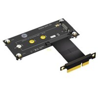 Bt M 2 NGFF NVME M-key SSD sang PCI- E 4X Cáp nối dài Hỗ trợ 2230 2242 2260 2280