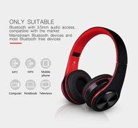 BT V4.1 Bluetooth Headphone Foldable Portable Wireless Headset B3-Black