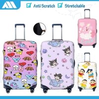 BT Vỏ Bọc Vali Chống Trầy Bao Trùm Vali Độ đàn hồi Cá nhân Luggage Cover Size 18-32 37