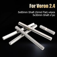 Bt Voron 2 4 Bộ Phận Chuyển Động 4 Dài + 1 Thanh Thép Vòng Bi Ngắn Loại D Trục Xay Đường Sắt Tuyến Tính Phẳng Chiều Dài Tròn 30mm 60mm