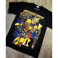 Bt131 TRANSFORMERS BUMBLEBEE Áo thun gỗ đen nguyên bảnS-5XL