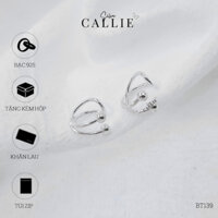 BT139 - Bông tai bạc Callie Silver dạng kẹp