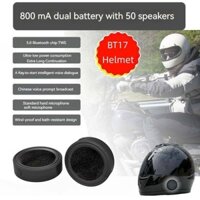 Bt17 Bluetooth Mũ bảo hiểm 5.0 Tai nghe rảnh tay không dây Tai nghe âm thanh nổi Mũ bảo hiểm xe máy Tai nghe Loa