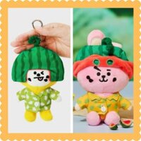 [Bt21] Line Friends COOKY CHIMMY Móc khóa búp bê mưa mùa hè Nhân vật BTS