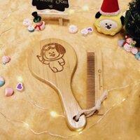 BT21 - Set Gương Lược Tre Chimmy