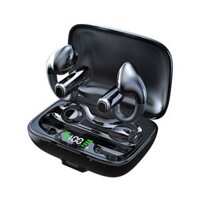 BT600 True Bone Conduction Earphone bluetooth 5.3 Earbuds LED Display HiFi Stereo CVC Noise Reduction IPX5 Waterproof LE