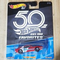 [BTF] Hot Wheels Car Culture Kỷ niệm 50 năm thành lập lốp cao su đáy sắt xe đồ chơi trượt quán tính AMC GX4O