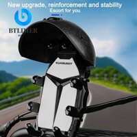 Btlimer Rider Giá đỡ điện thoại di động xe máy, Tấm che nắng chống nước chống sốc Giá đỡ điện thoại di động xe đạp, Mũ bảo hiểm nhỏ có thể xoay được Giá đỡ điện thoại đi xe đạp Xe máy