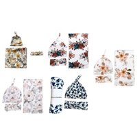 Btm Sơ Sinh Cho Bé Swaddle Làm Dịu Quấn Ngủ Chăn Tập Đi Mũ Mũ Băng Đô Trẻ Sơ Sinh